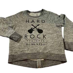 Hard Rock Cafe Sweatshirt with back zip detail